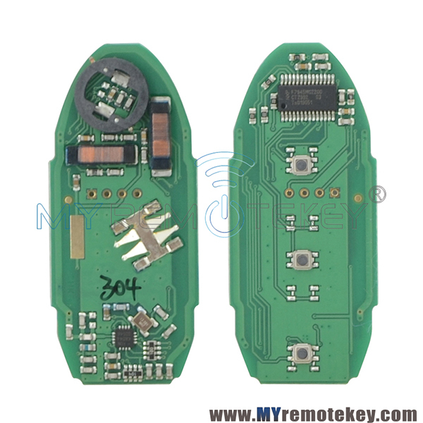 285E3-5AA1C S180144304 smart key 3 button 433mzh 4A chip for Nissan Pathfinder Murano 2016 2017 2018 KR5S180144014