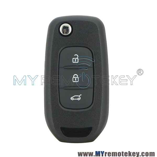 CWTWB1G767 Flip remote key 3 button 434mhz PCF7961 4A chip VAC102 blade for Renault Kadjar Captur 2013-2017