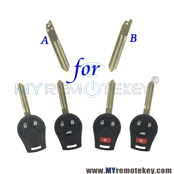 NSN14 key blade for Nissan VERSA CUBE JUKE ROGUE SENTRA