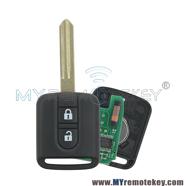 5WK4876/818 Remote Car key 2 Button 433Mhz ID46/PCF7946 Chip For Nissan Elgrand X-TRAIL Qashqai Navara Micra Note NV200