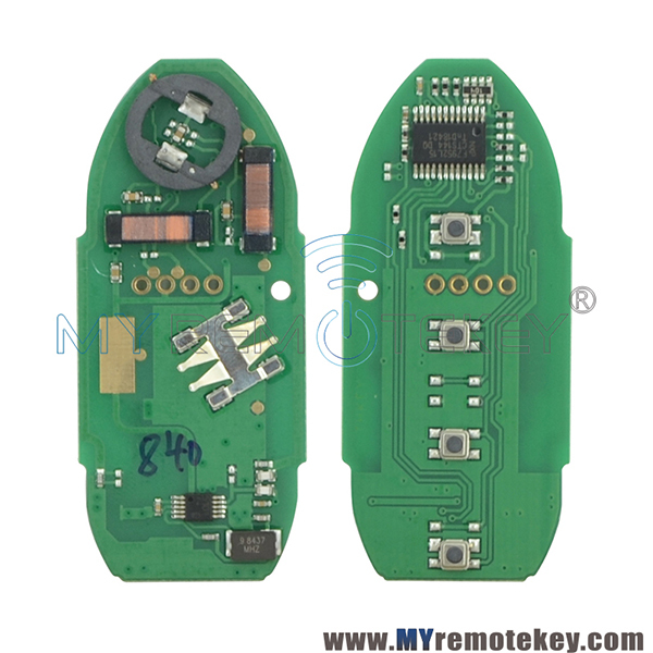 CWTWB1U840 Smart key 4 button 315mhz 46 chip for Nissan Versa 2013-2017