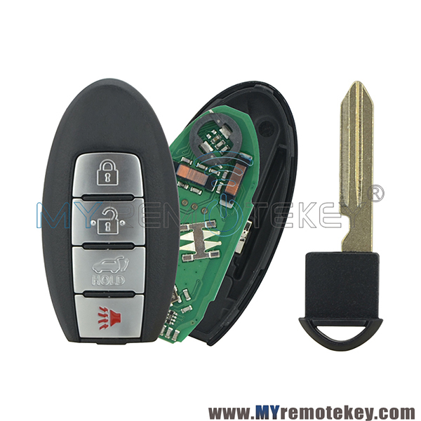 285E3-4CB6C KR5S180144106 Smart key 4 button 433mhz  Hitag AES 4A chip for Nissan Rogue 2014 2015 2016
