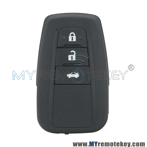 Smart key shell 3 button Tokay Rika Br2ex for Toyota Chr 2016+