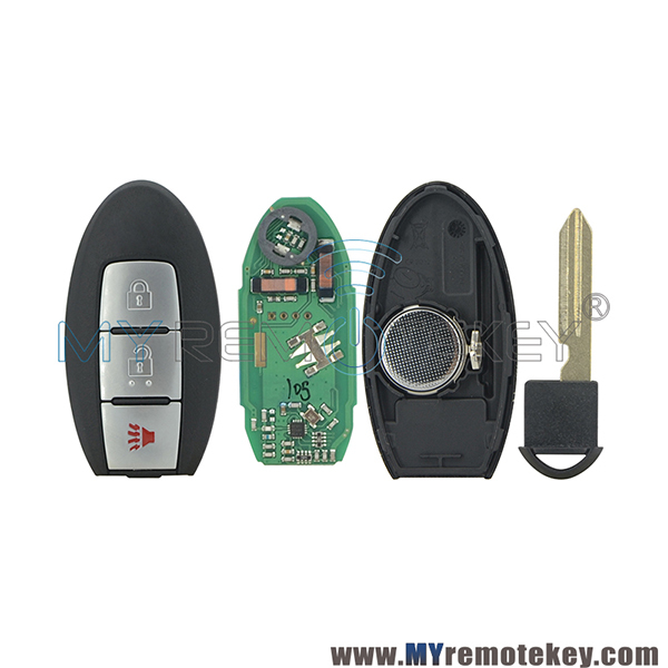 S180144105 smart key 3 button 433mhz 4A chip for Nissan Rogue 2016 2017 2018 KR5S180144106