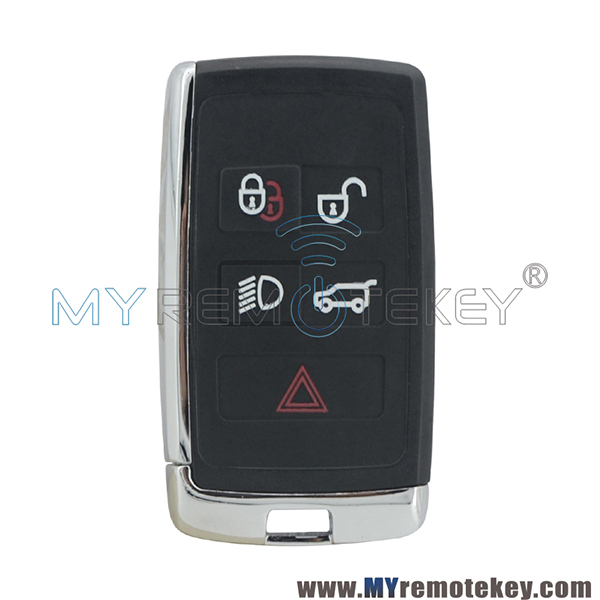 Smart key case shell 5 button for Jaguar 2019