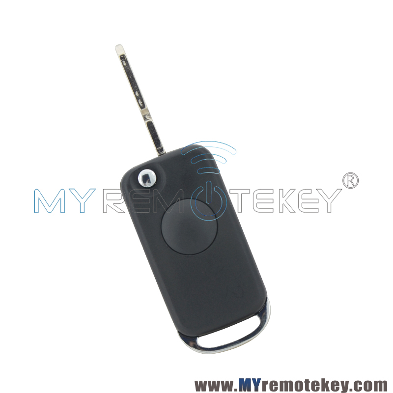 Flip key shell 1 button with panic HU39 HU64 for Mercedes Benz