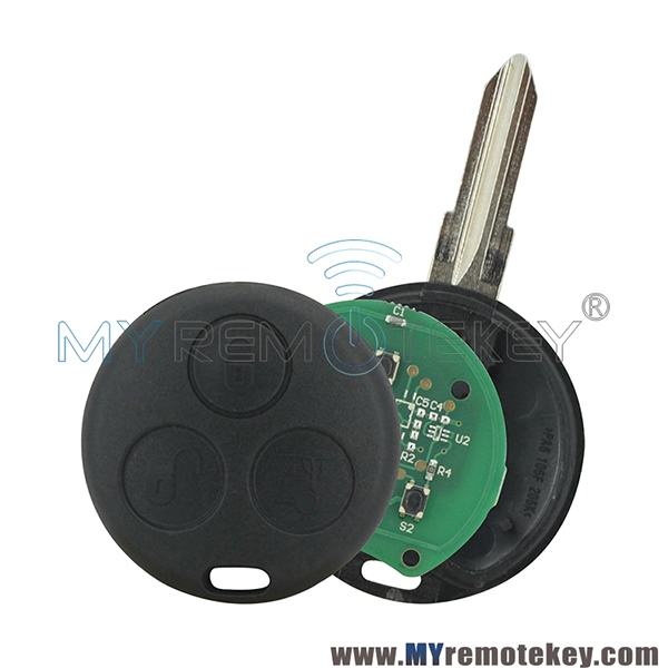 For Mercedes Smart Fortwo City Roadster 3 button remote key 433mhz