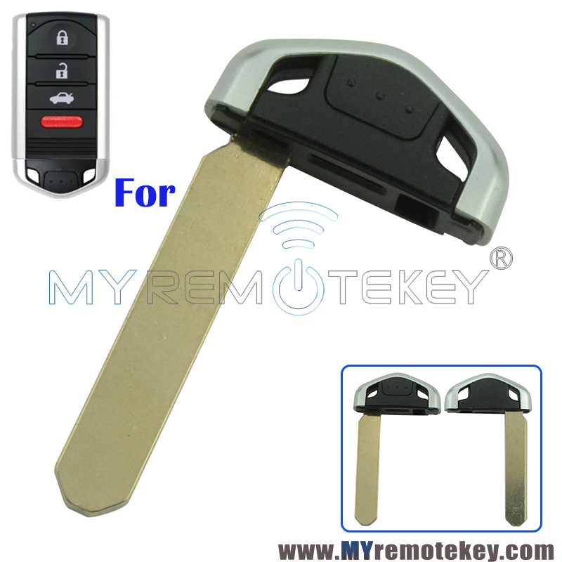 Smart emergency key blade for Acura TL ILX ZDX RDX 2013-2015