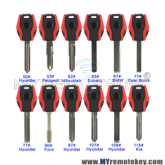 KEYDIY Universal transponder key blank