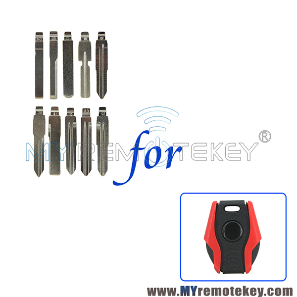 Universal key blank for KEYDIY key blades