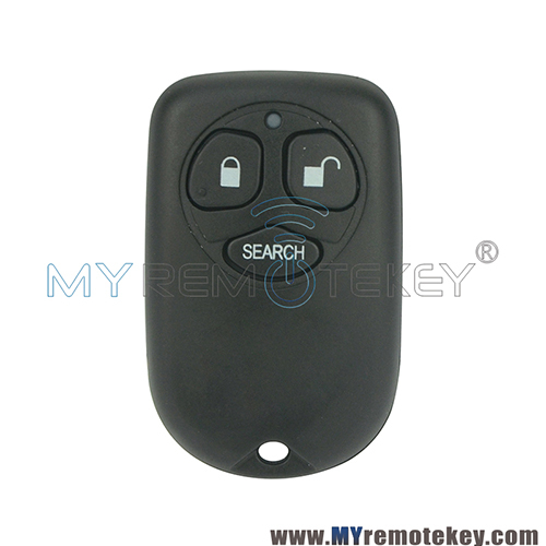 Remote fob 3 button 434Mhz for Toyota Ex Vios Corolla