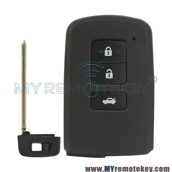 Smart key shell 3 button for Toyota Camry Corolla 2012-2015 89904-33500