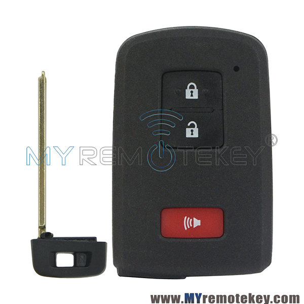 Smart key shell 2 button with panic for Toyota Land Cruiser 89904-60D90