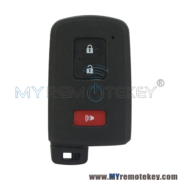 Smart key shell 2 button with panic for Toyota Land Cruiser 89904-60D90