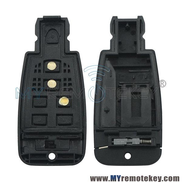 Smart key case 3 button for Fiat Viaggio Ottimo remote key shell