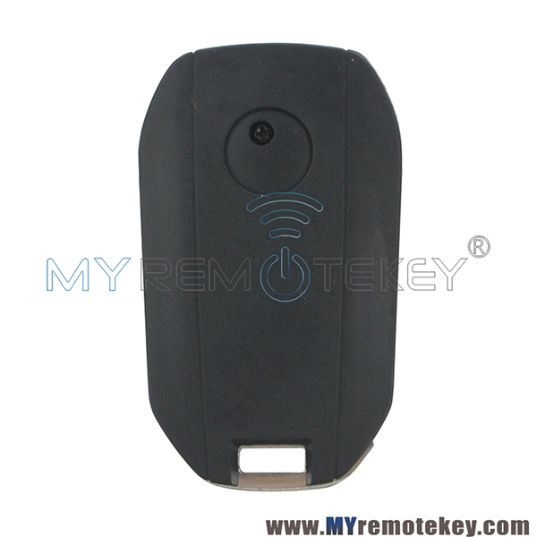 Modified flip key shell 6 button TOY43 blade for Toyota Sequoia remote key case