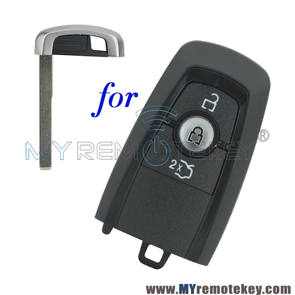 A2C11460302 smart key shell case 3 button for 2017 Ford Mustang HS7T-15K601-DC