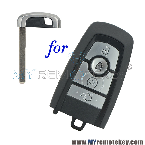 A2C93142400 smart key case 4 button for 2017 Ford Mondeo HS7T-15K601-CB