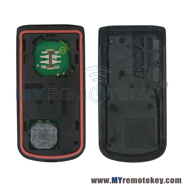 Smart key 2 button with panic ID46 7952 Chip 315mhz 434mhz OUC644M-KEY-N for 2008-2019 Mitsubishi Outlander Mirage 8637A316