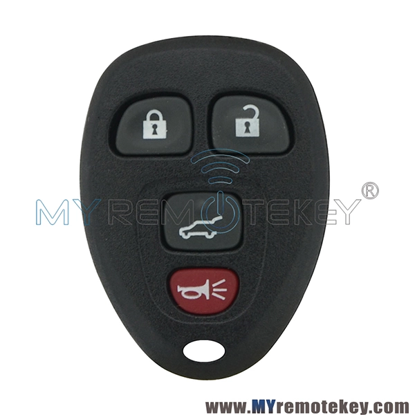 （with battery holder）For Buick Lucerne Cadillac Chevrolet remote fob case OUC60270 4 button