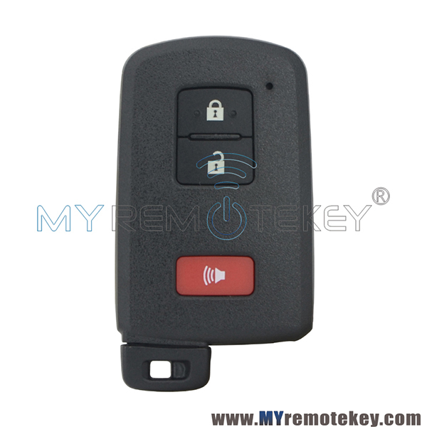 P/N 89904-52290 Smart key case 3 button for Toyota Prius C Tacoma 2016 FCC HYQ14FBA