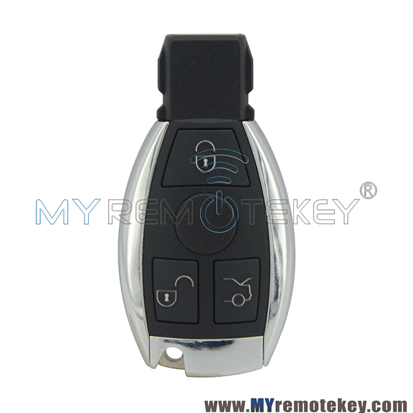 Smart car key case shell for Mercedes S CL C class BGA 3 button