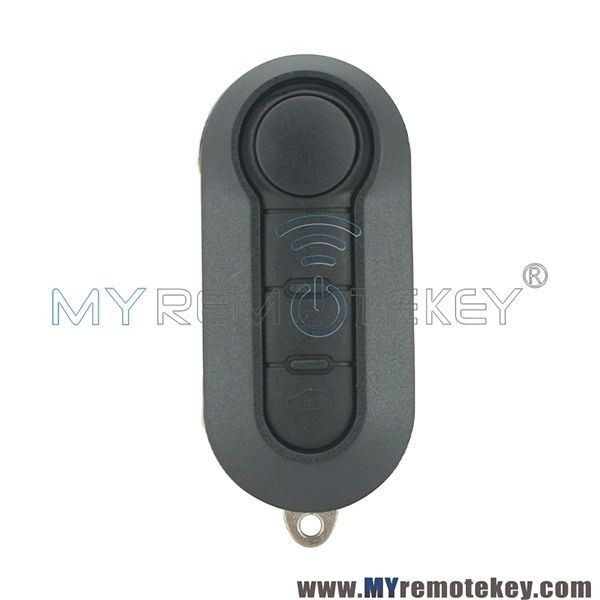 Flip remote key 3 button 433mhz ID46-PCF7946 chip SIP22 blade for Fiat ...