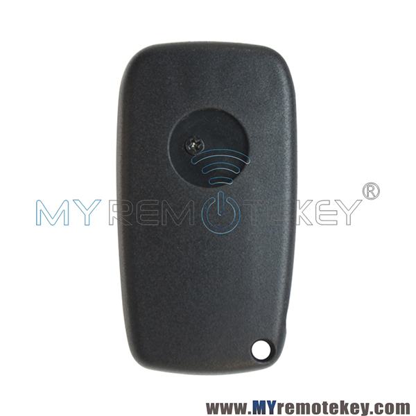 Flip remote key shell 3 button SIP22 blade for Fiat Fiorino 2007-2016