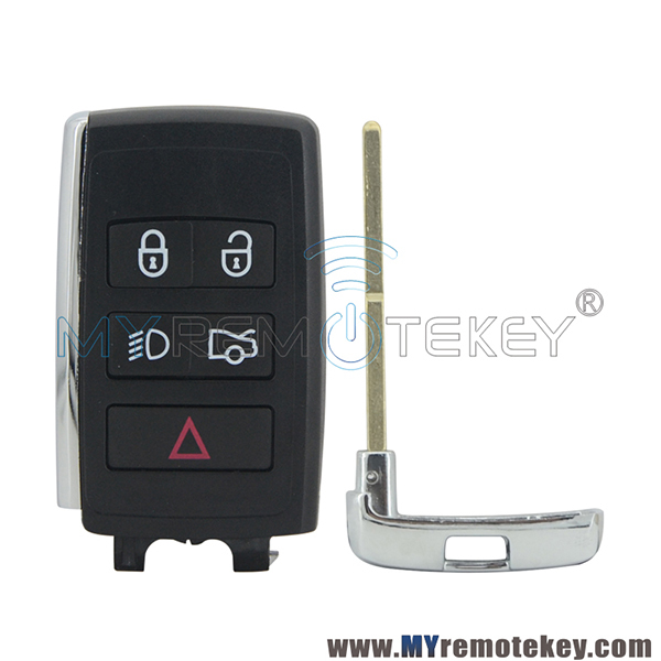 Modified key shell 5 button for refit Jaguar XF smart key cases