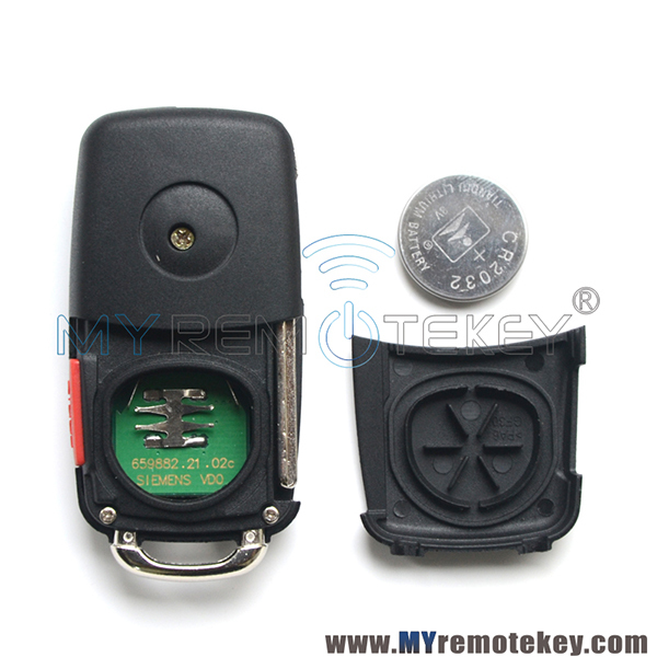 300 959 753 AA Remote key/Keyless key 3 button with panic 315Mhz for VW Touareg 2006 2007 2008 300959753AA