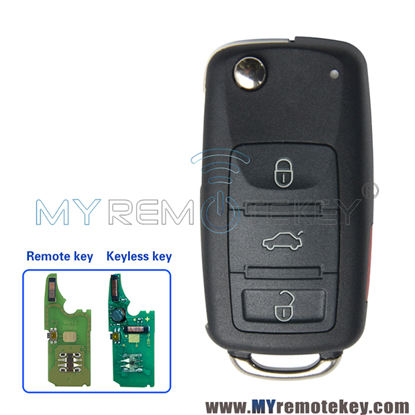 300 959 753 AA Remote key/Keyless key 3 button with panic 315Mhz for VW Touareg 2006 2007 2008 300959753AA