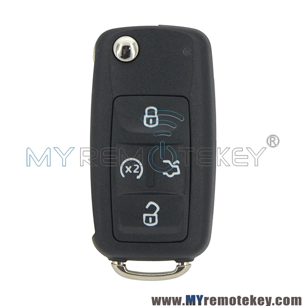 NBG010206T flip remote start key shell for VW Golf Jetta 2011