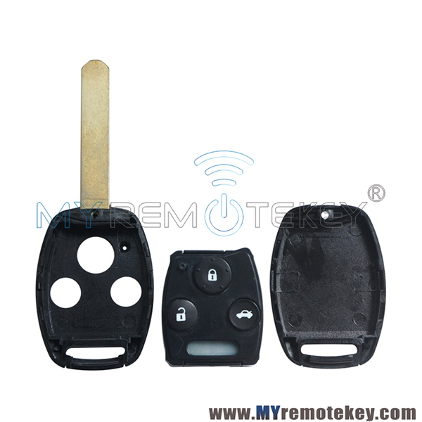 Remote key Hon66 3 button 434mhz 46chip HITAG2 7961 for Honda CRV Civic MLBHLIK-1T