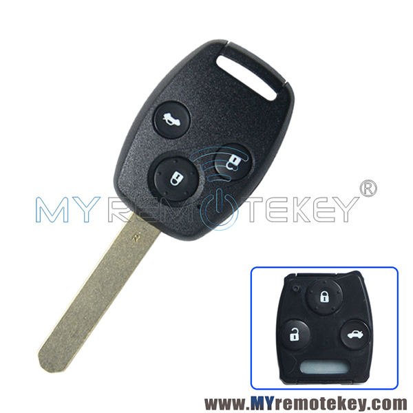 Remote key Hon66 3 button 434mhz 46chip HITAG2 7961 for Honda CRV Civic MLBHLIK-1T