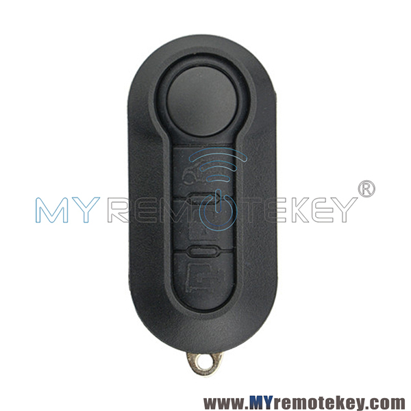 Flip key shell 3 button SIP22 Blade for Fiat 500 Punto Ducato Stilo Panda Folding Car Key Shell