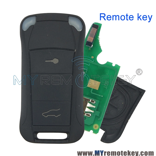 Flip remote key/Keyless smart key 2 button 434Mhz for Porsche Cayenne 2003-2012