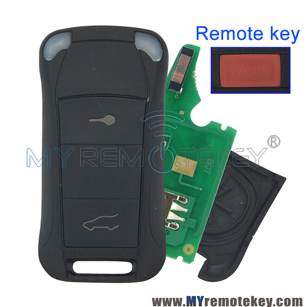 Flip remote key/Keyless smart key 2 button with panic 315Mhz for Porsche Cayenne 2003-2012