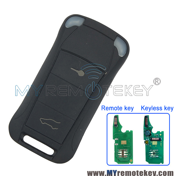 Flip remote key/Keyless smart key 3 button 434Mhz for Porsche Cayenne 2003-2012