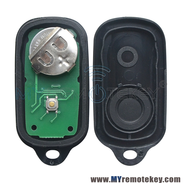 Remote car key fob 3 button with panic for Toyota Camry Solara Corolla Matrix Sienna 2002 2003 2004 2005 2006 315 mhz GQ43VT14T