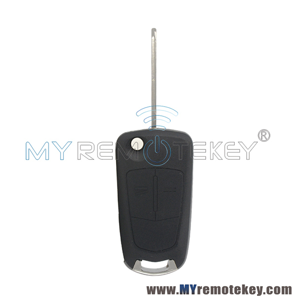 Flip remote car key shell case 2 button for Opel DWO5