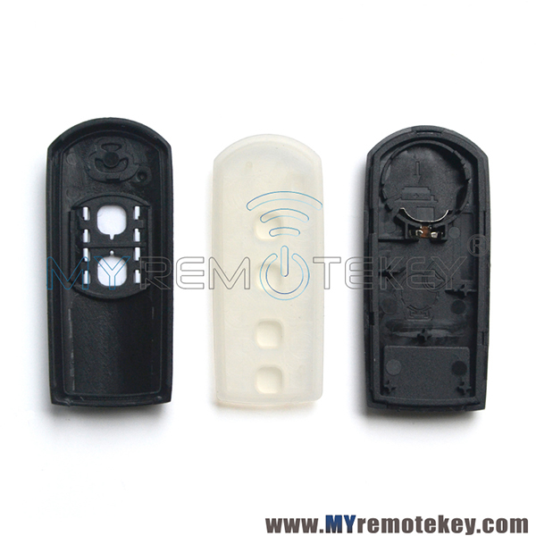 Smart key case shell cover for Mazda KR55WK49383 2 button