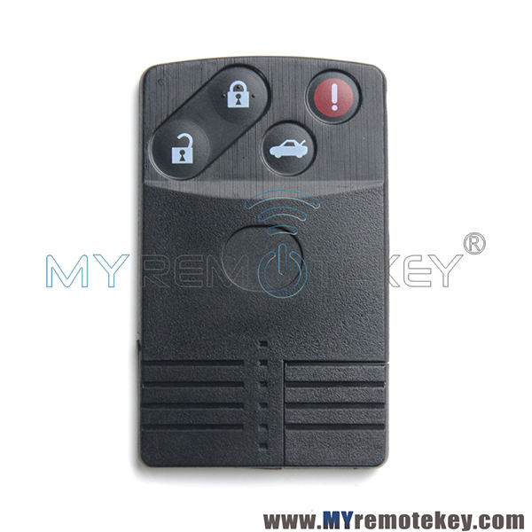 Smart key card shell case for Mazda 4 button BGBX1T458SKE11A01