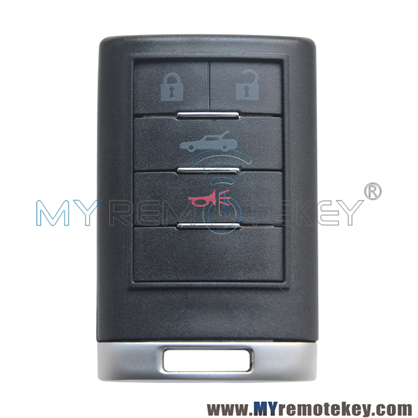 Smart key shell case 4 button for Corvette OUC6000066