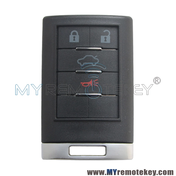 Smart key shell case for Cadillac CTS 4 button OUC6000066