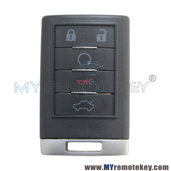 Smart key shell case for Cadillac CTS 5 button OUC6000066