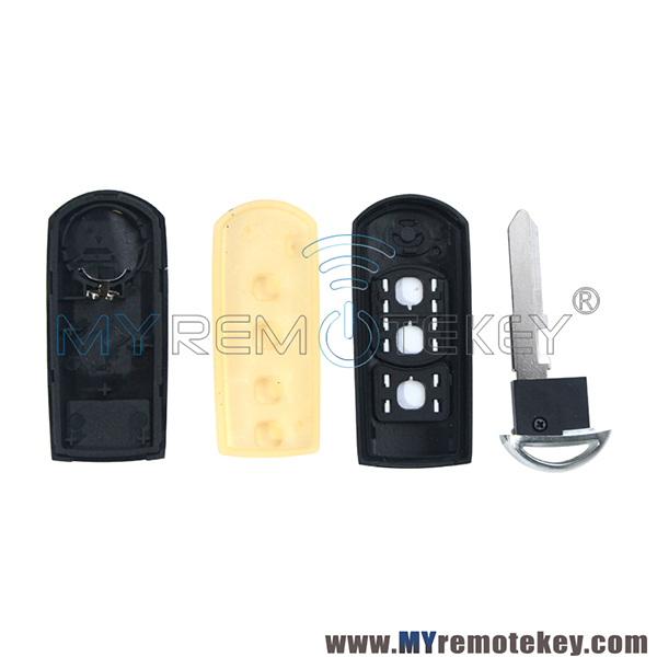 Smart key case shell 3 button for Mazda CX-3 CX-5 CX-7 3 5 6  2009 - 2013