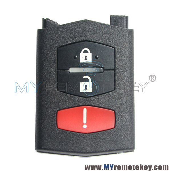 Remote part key shell 3 button for Mazda 3 5 6 MX-5 Miata RX-8 CX-7 CX-9 BGBX1T478SKE12501