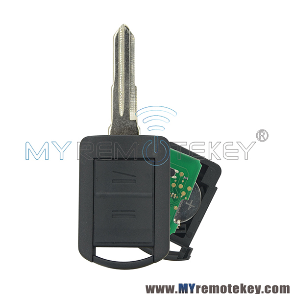 Remote key 2 button 434Mhz ASK YM28 for Opel Corsa Agila Meriva Combo