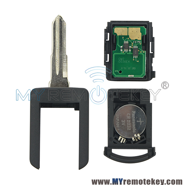 Remote key 2 button 434Mhz ASK YM28 for Opel Corsa Agila Meriva Combo