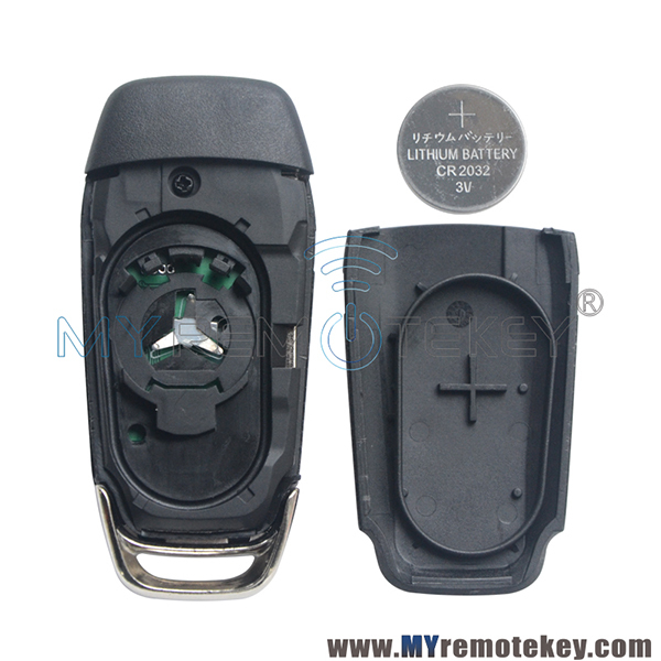 Flip remote key 3 button 434mhz ID49 chip for Ford Mondeo 2015+